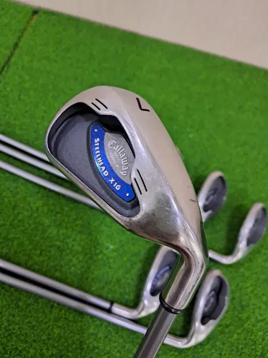 ゴルフ Callaway Steelhead X16 レディース　7〜SW 캘러웨이 STEELHEAD X16 여성 7개아이언 세트69PAS | 브랜드 중고거래